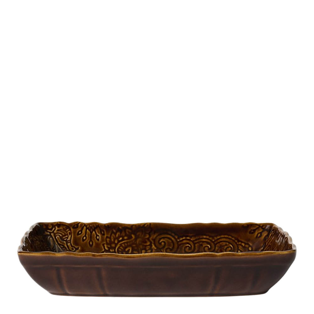 Sthål Arabesque ildfast form 23x15 cm coffee