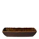 Arabesque ugnsform 23x15 cm coffee