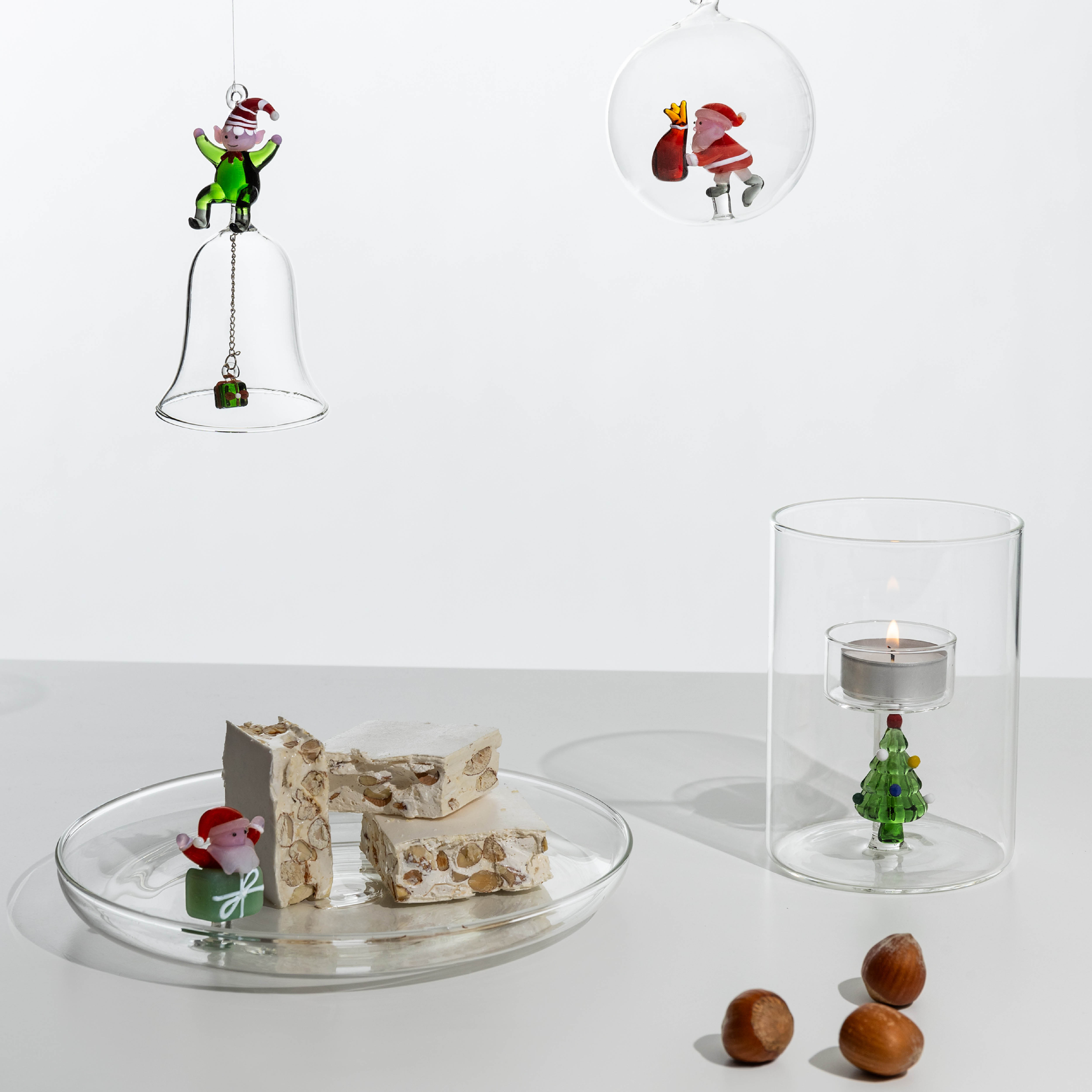 Ichendorf Milano Christmas Tales telyslykt 12,5 cm juletre