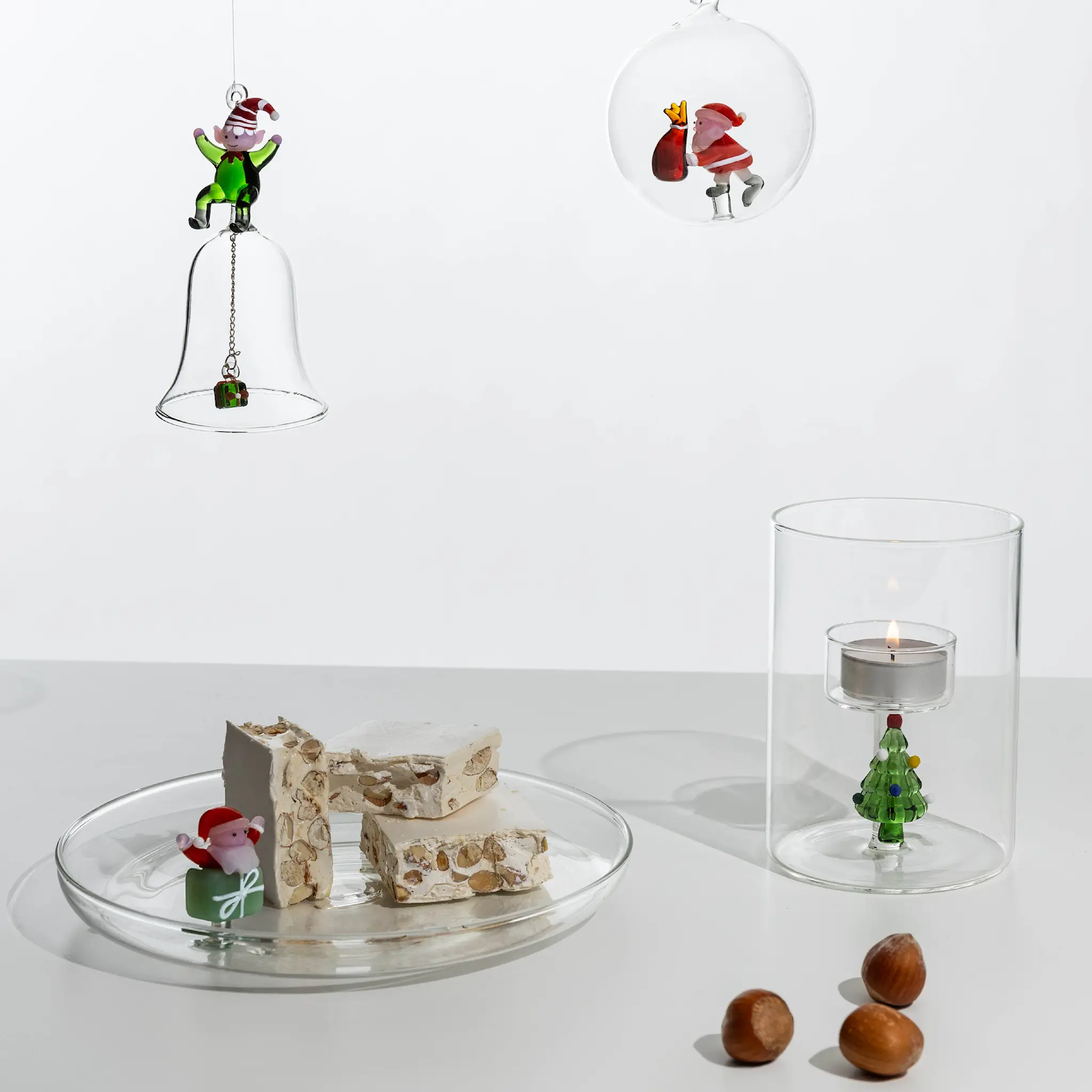 Ichendorf Milano Christmas Tales telyslykt 12,5 cm juletre