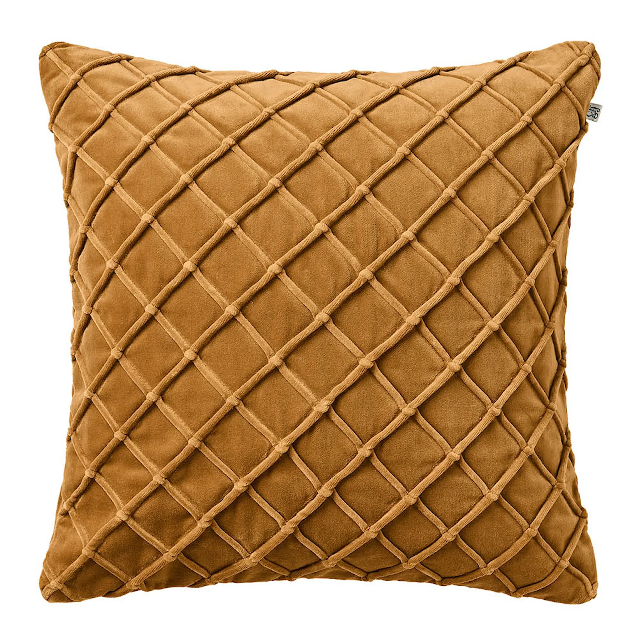 Chhatwal & Jonsson Deva kuddfodral sammet 50x50 cm Masala Yellow