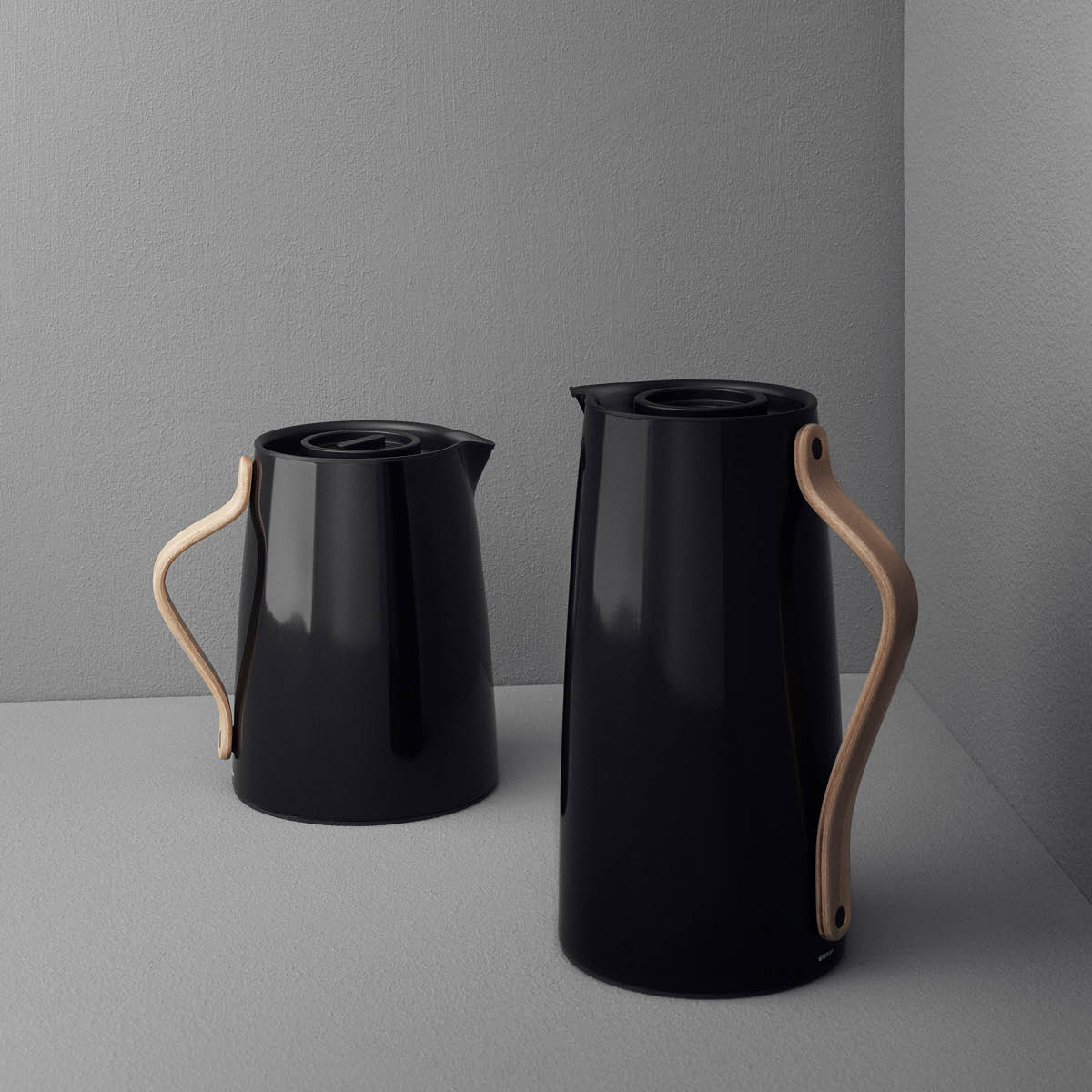 Stelton Danish Modern Emma Termoskanna Kaffe 1,2 L Svart blank