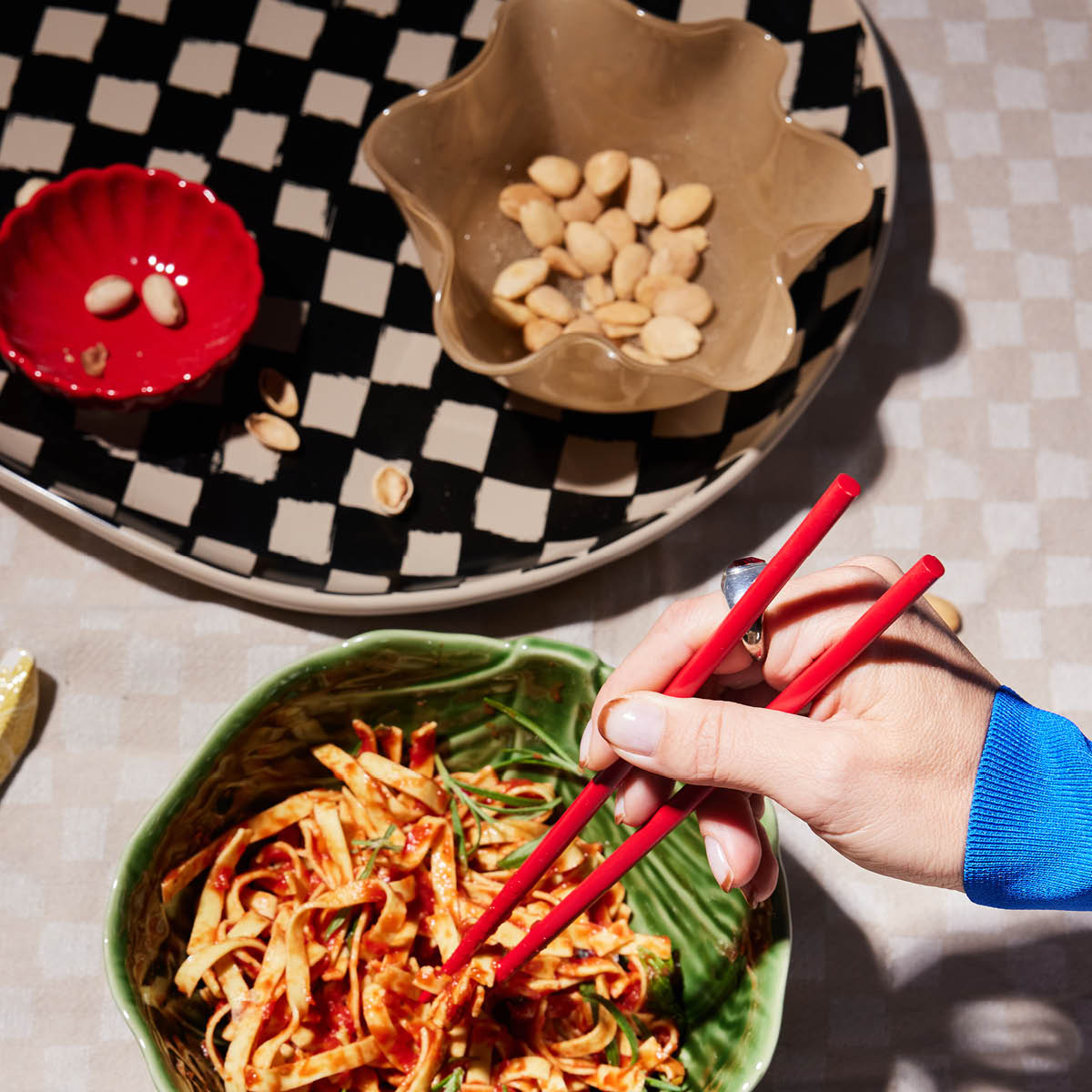 ByOn Florian S Skål 9 cm Röd