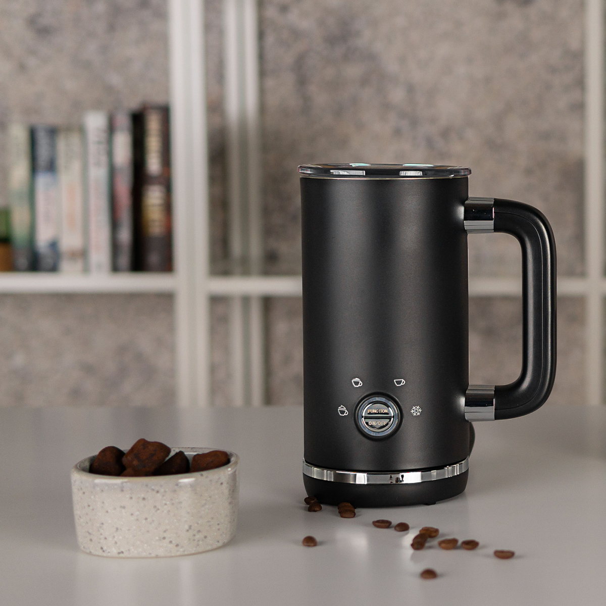 Modern House Lundi Mjölkskummare 20,5 cm Svart/Rostfri