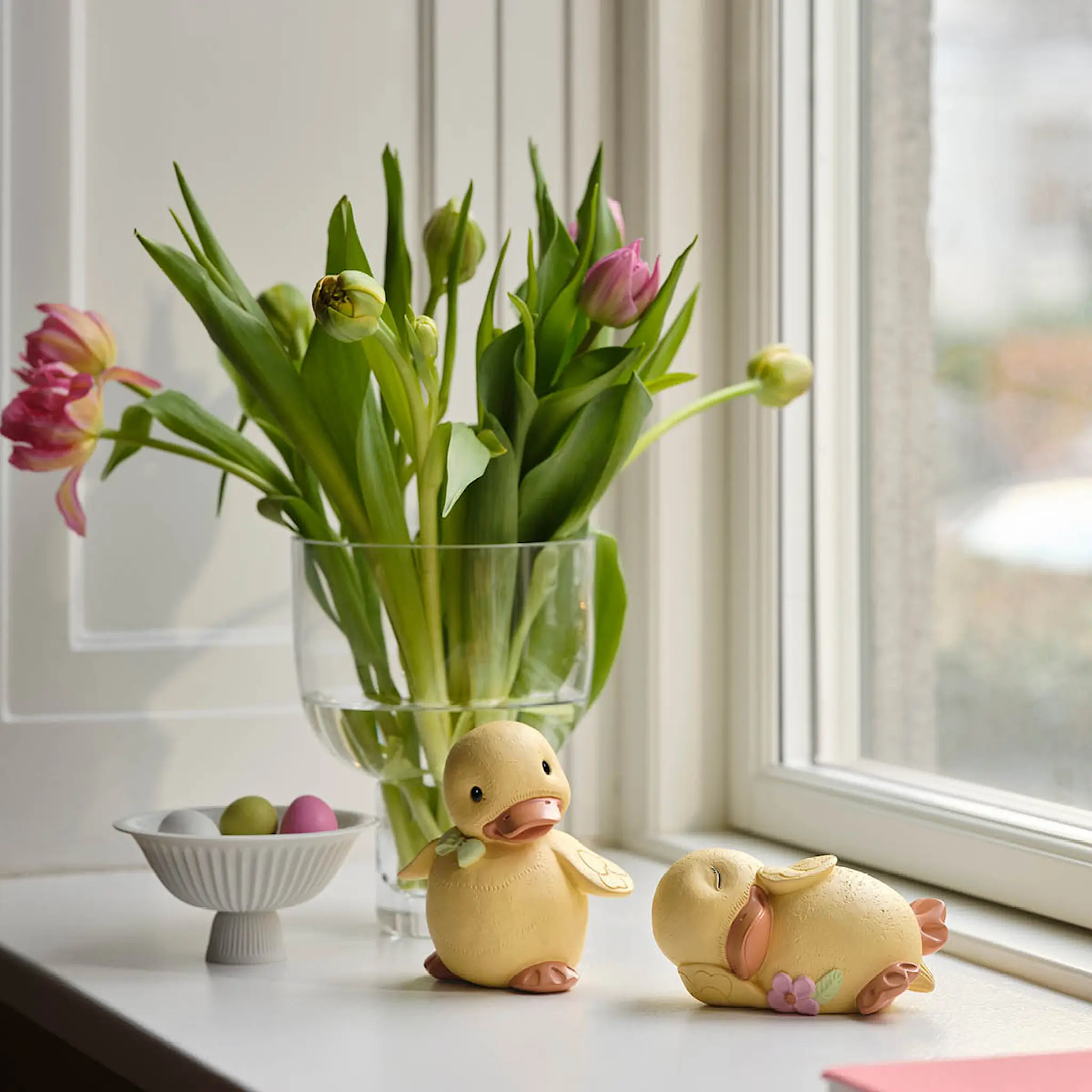 Klarborg Stora ankungen Puf figur 11,5 cm