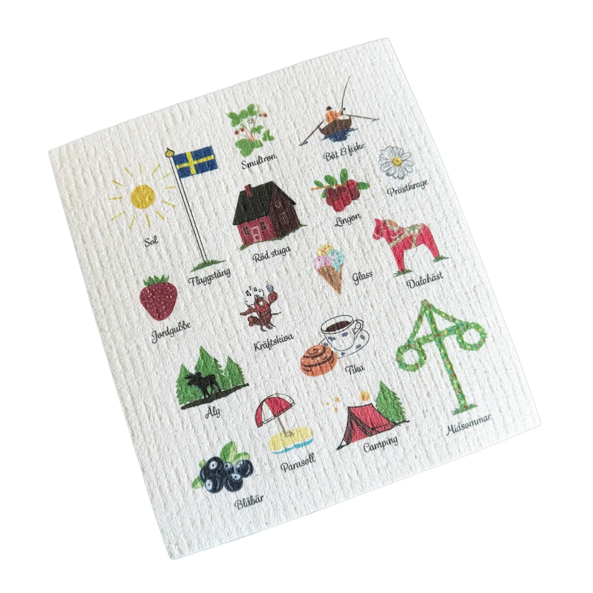 Mellow Design Disktrasa 17x20 cm Svenska Traditioner
