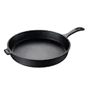 Moi stekpanna 24 cm gjutjärn svart