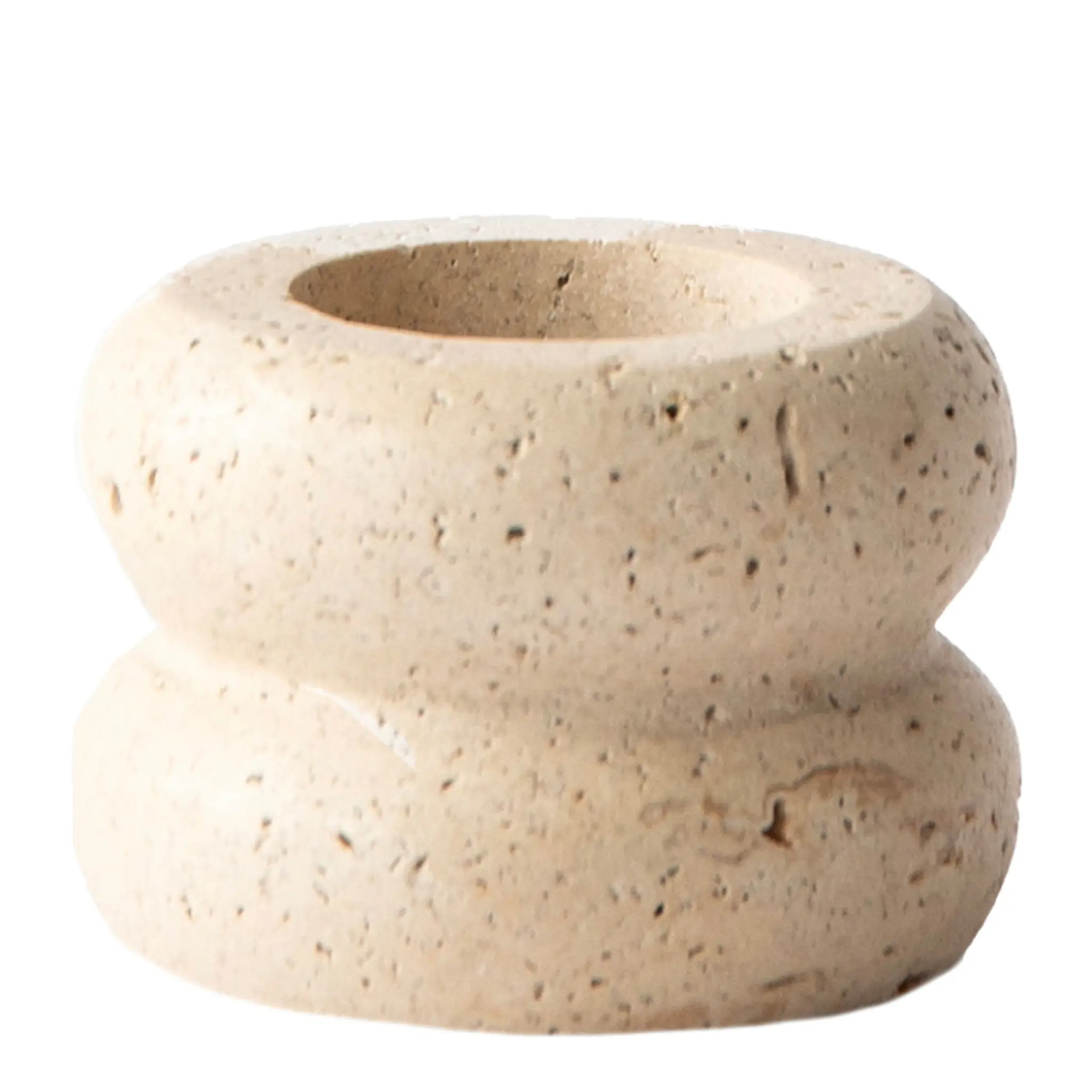 Tell Me More Travertin ljusstake liten 5 cm
