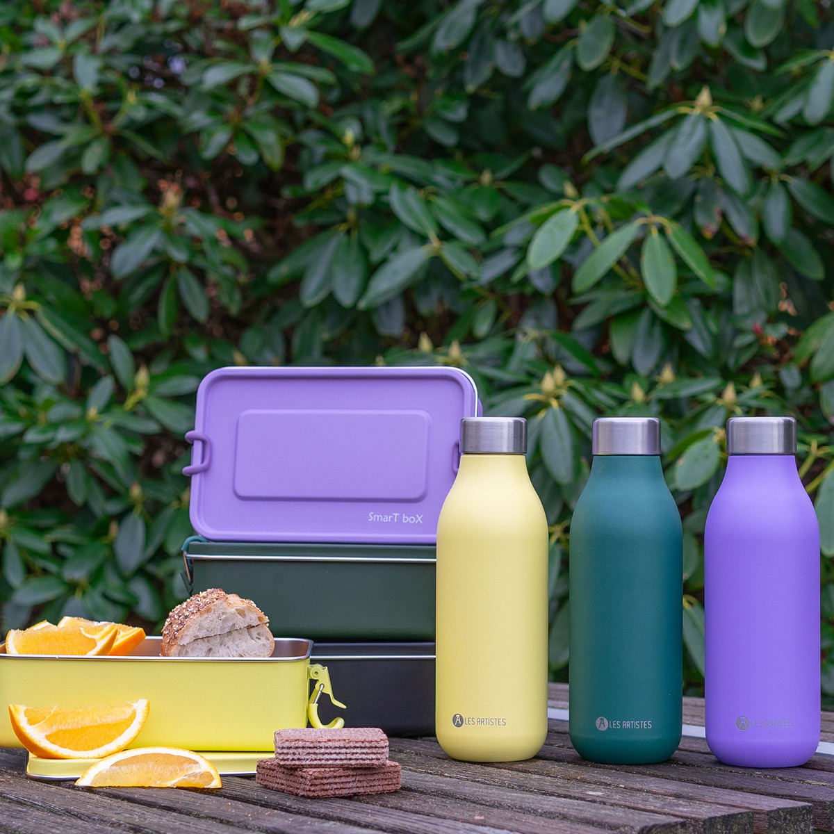 Modern House Smart box matlåda 1,2 L mörkgrön