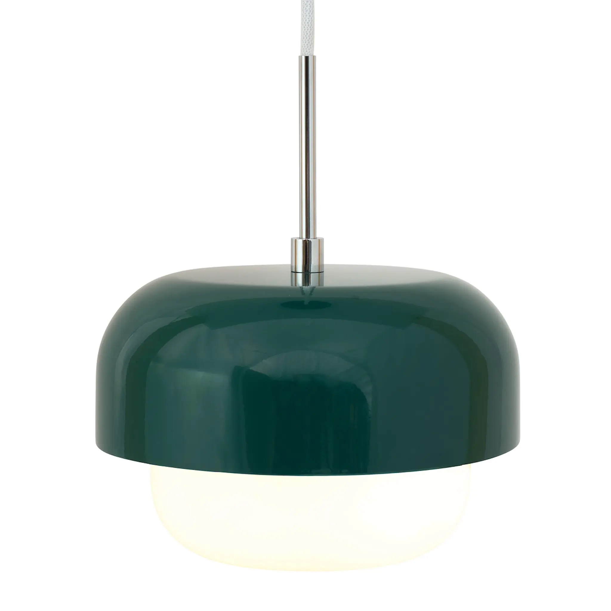 Dyberg Larsen Haipot pendellampa 15 cm mörkgrön