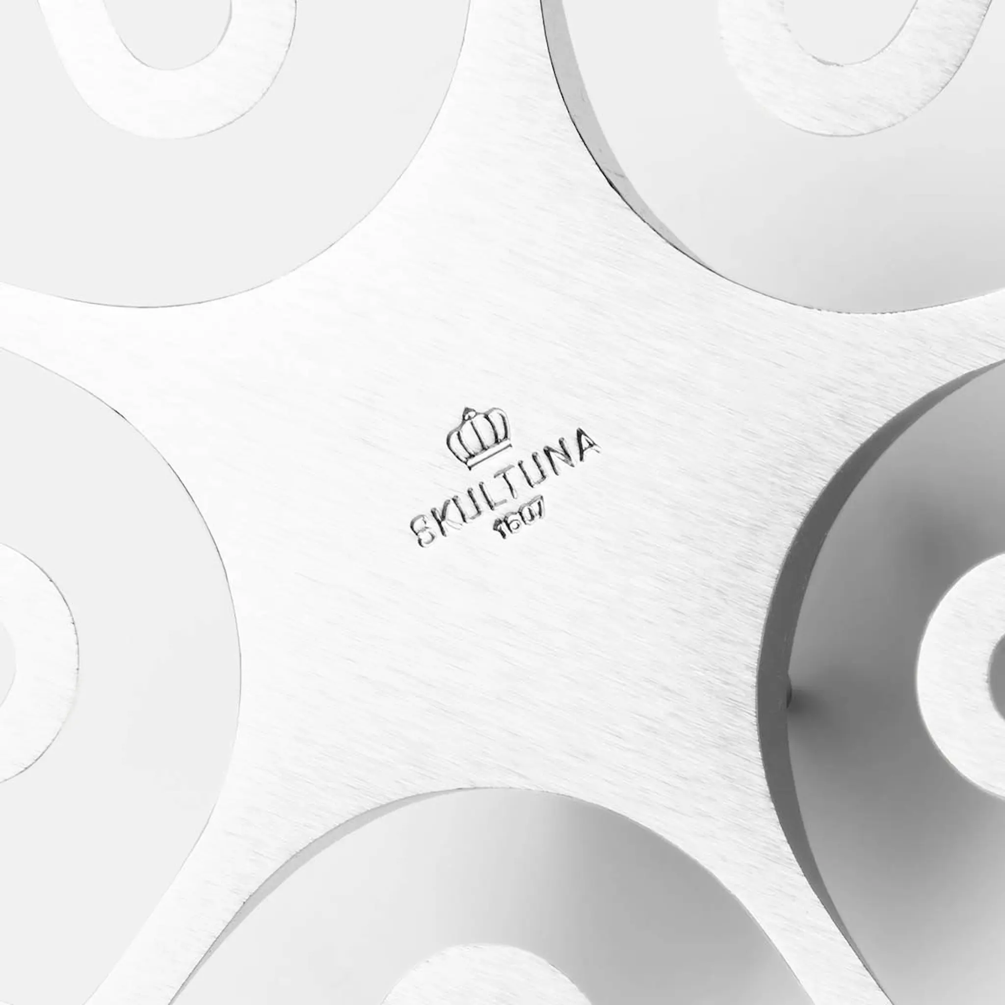 Skultuna Rosen ljusstake 9,5 cm silver