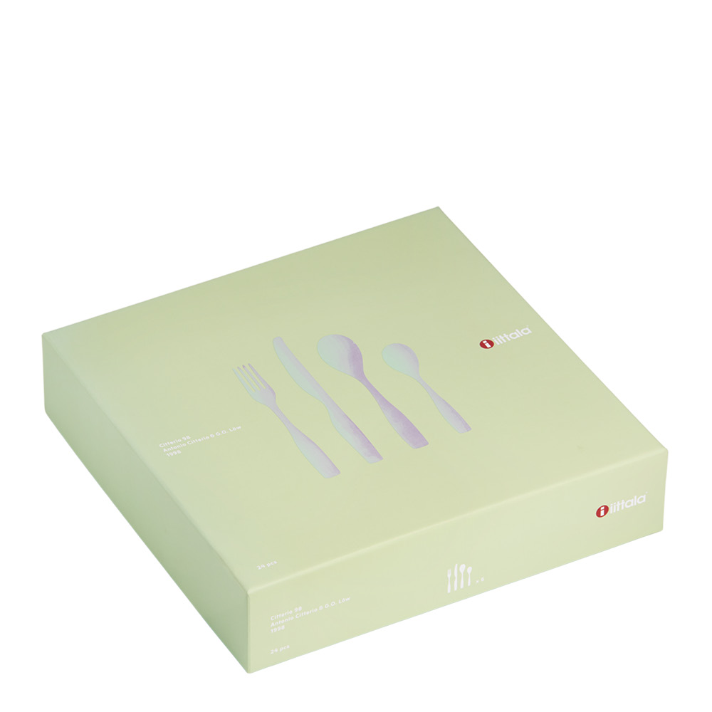 iittala Clitterio bestikksett 24 deler matt