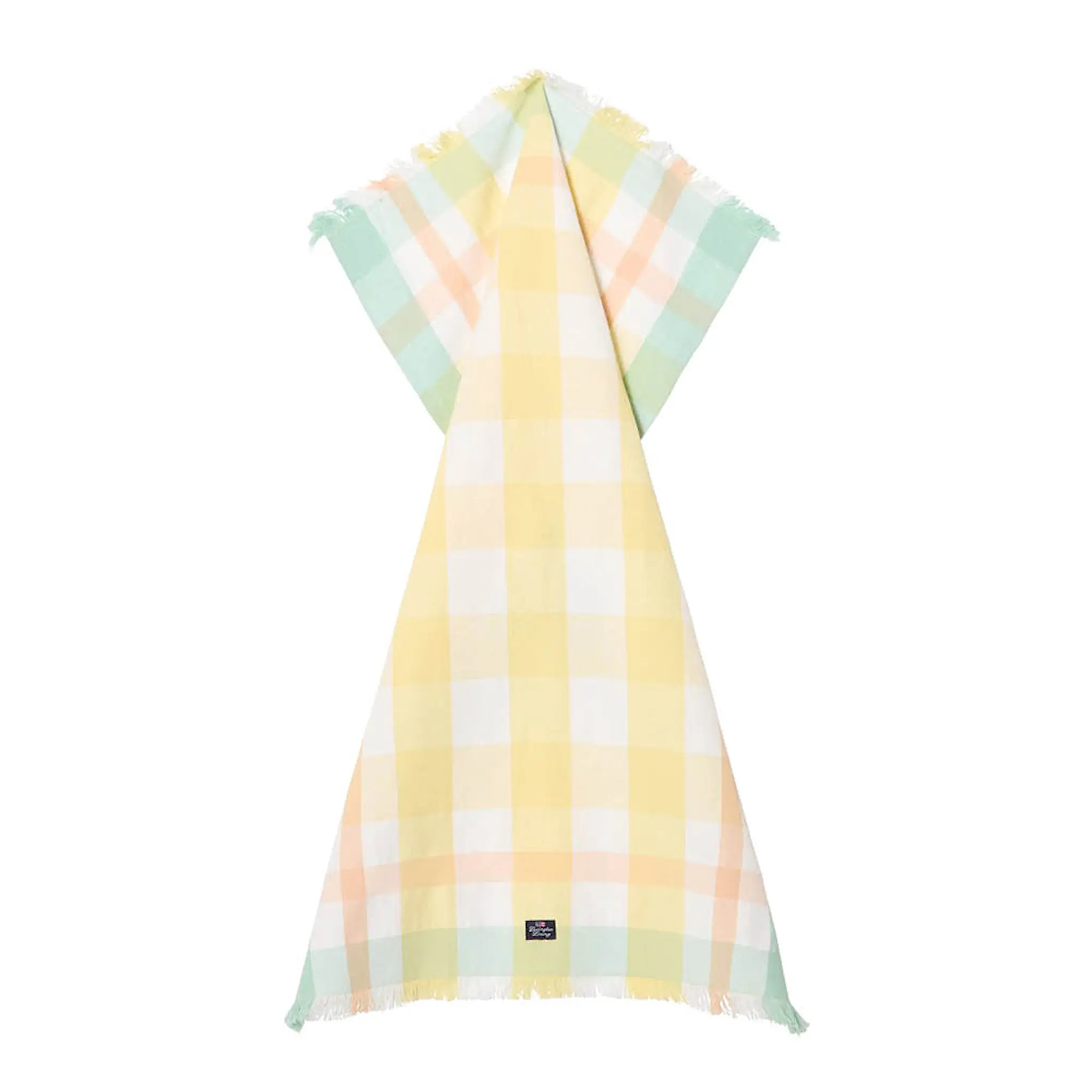 Lexington Kökshandduk linne/bomull 50x70 cm gul/vit/grön rutigt