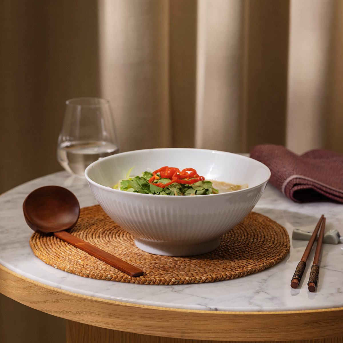 Eva Trio Legio Nova ramenskål 20 cm hvit