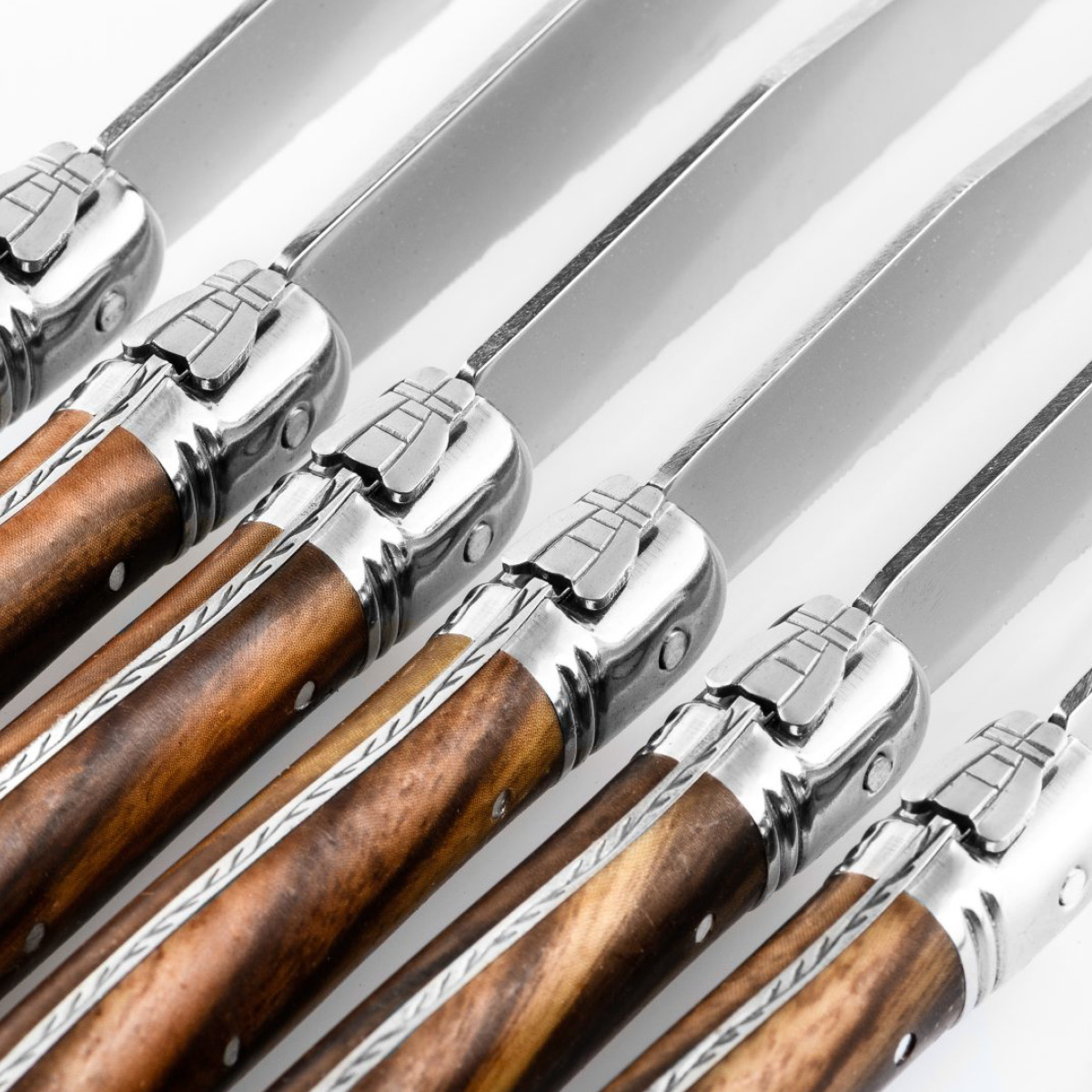 Laguiole Style de Vie Biffkniver 23 cm 6 stk dark wood