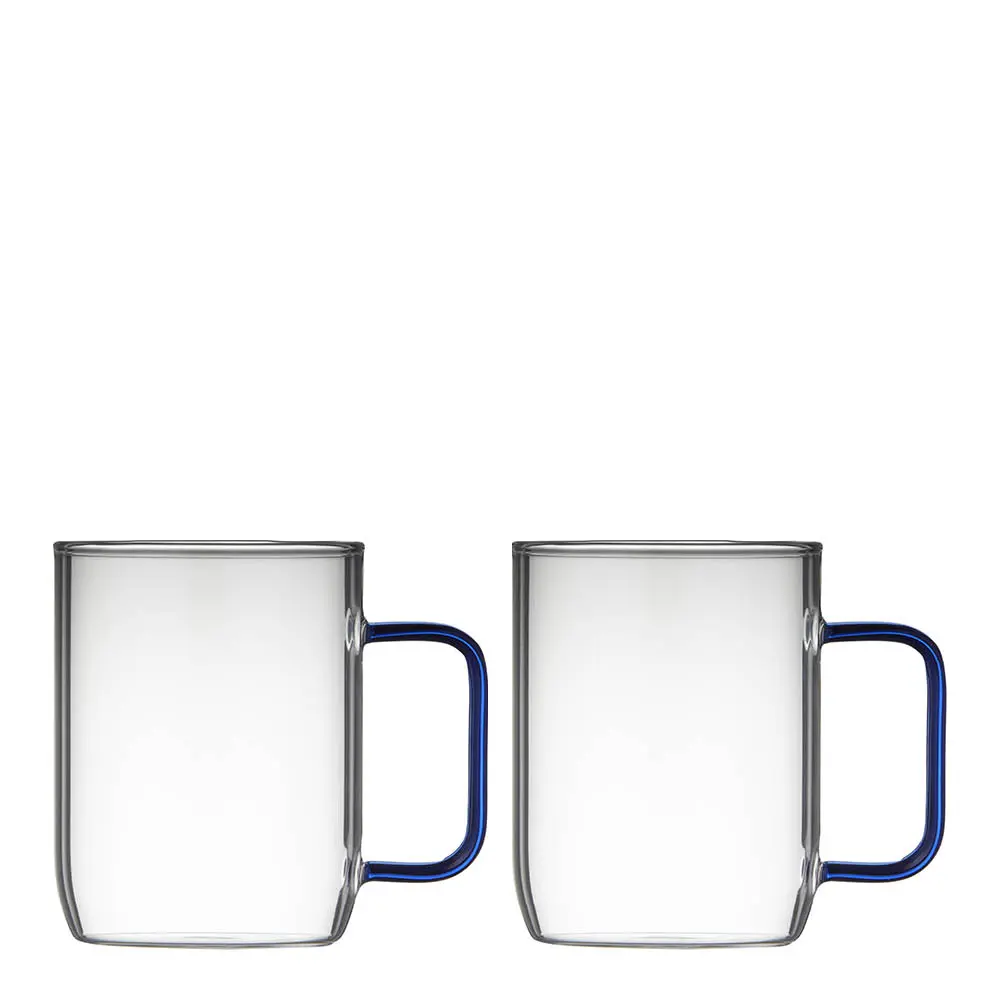 Torino glasskrus 40 cl 2 stk blå