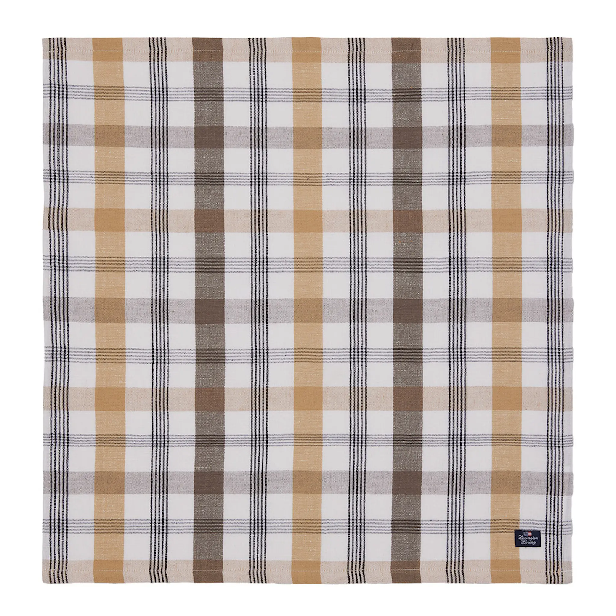 Lexington Lexington Lautasliina 50x50 cm Oliivi/Valkoinen/Beige