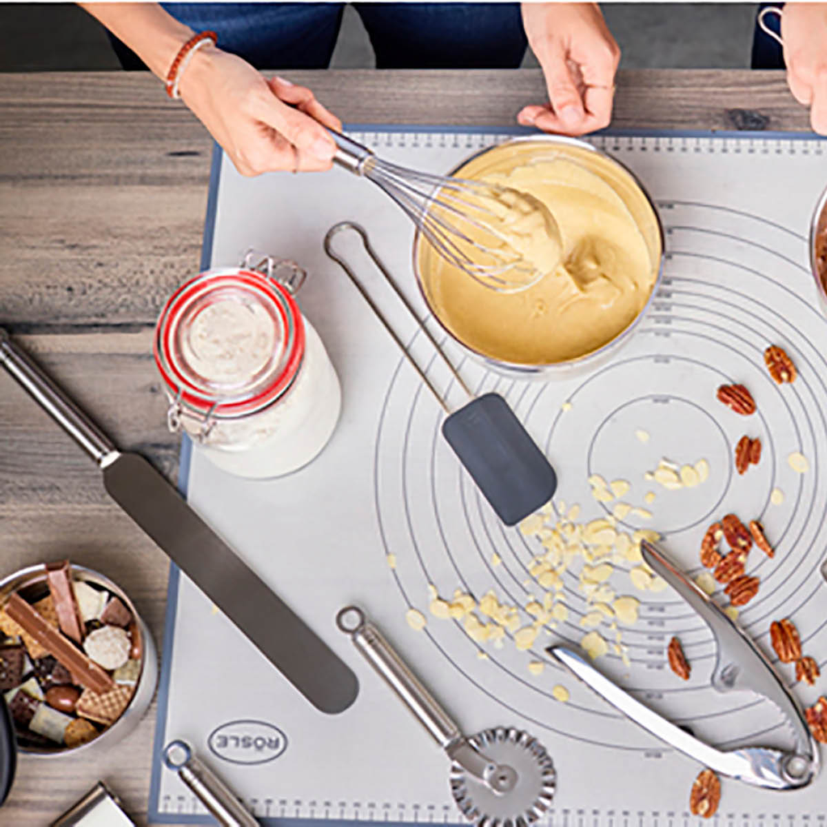 Rösle Stekespade rett 39 cm rustfritt stål