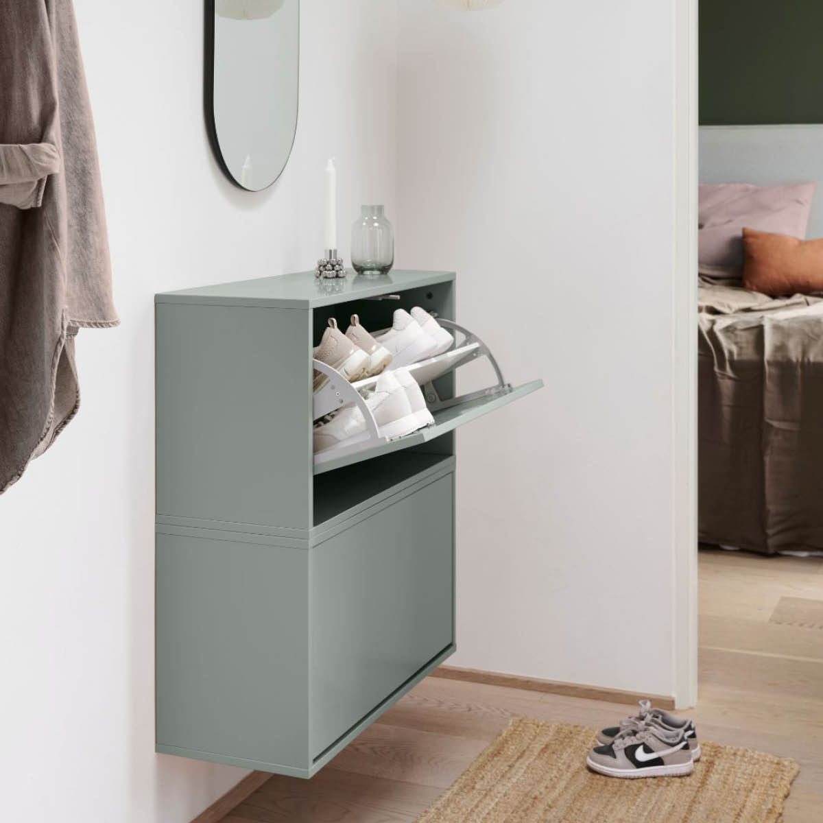 ReCollector Skobox 70x30x40 cm Iron Blue