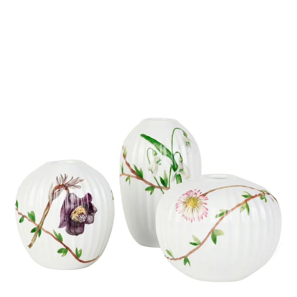 Hammershøi Maljakko miniatyyri 3 osaa Spring