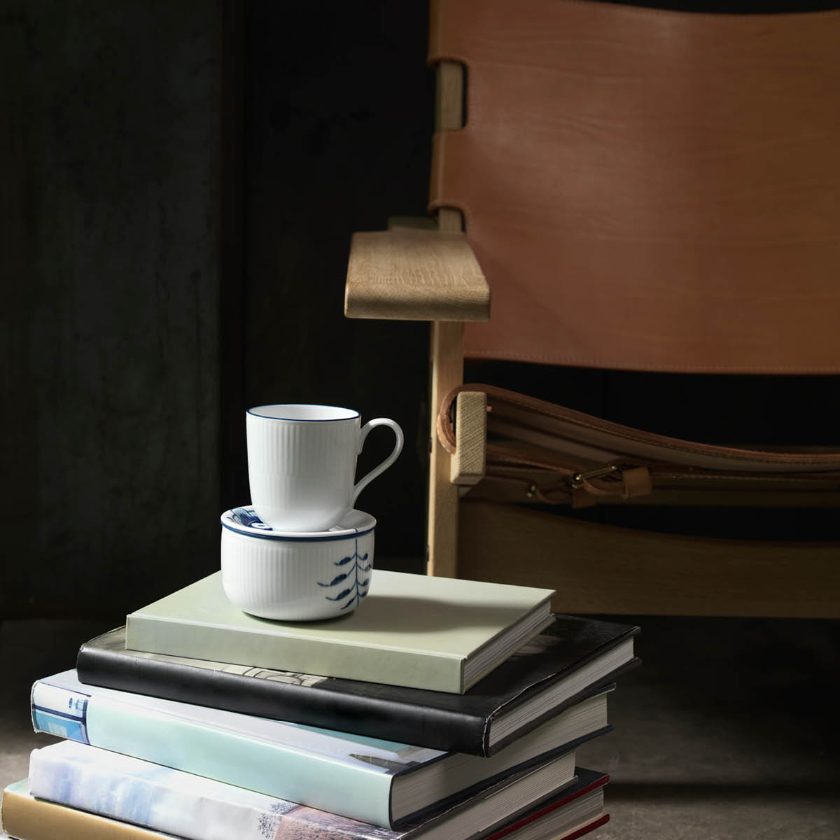 Royal Copenhagen Blueline krus 28 cl 2 stk