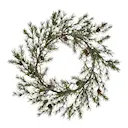 Frost krans 45 cm grön