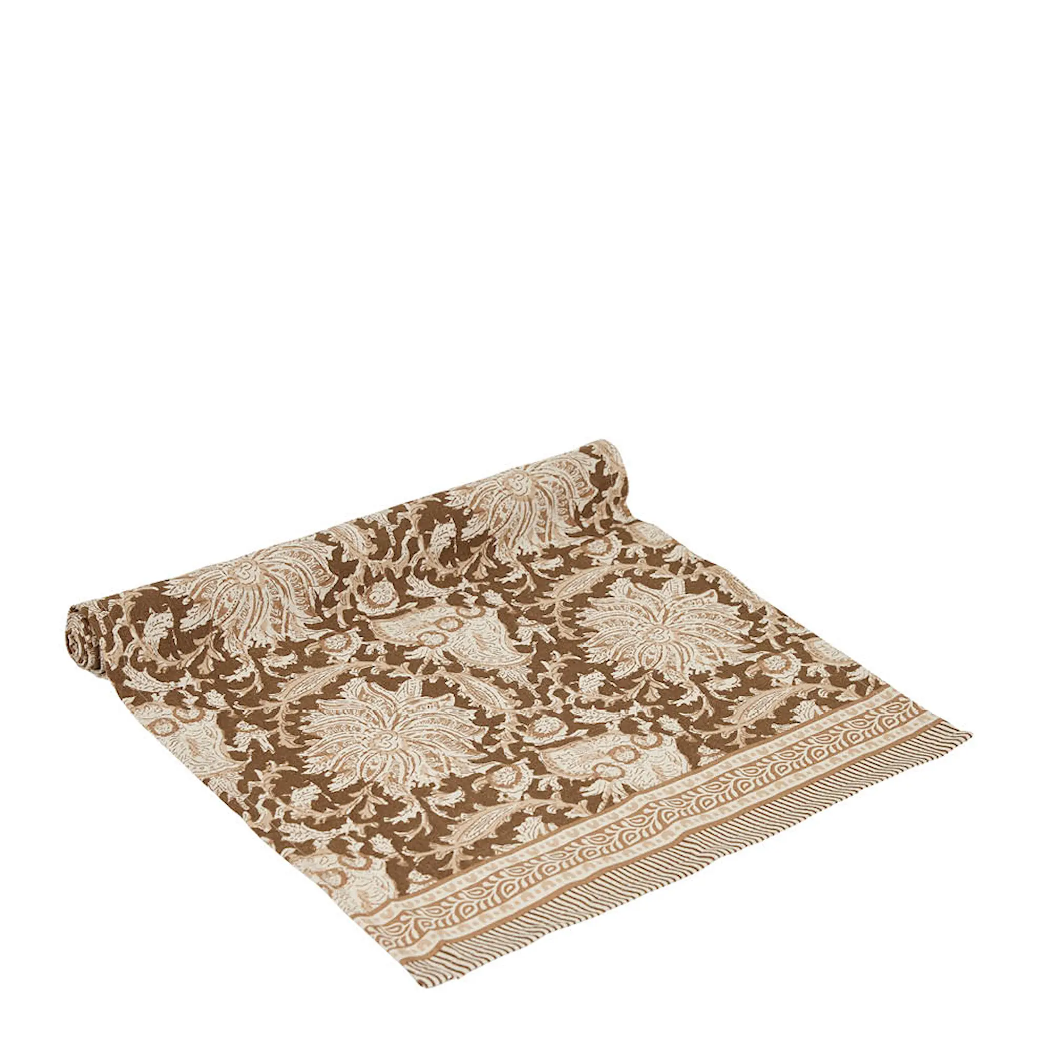 Fondaco Dante bordslöpare 40x145 cm nougat