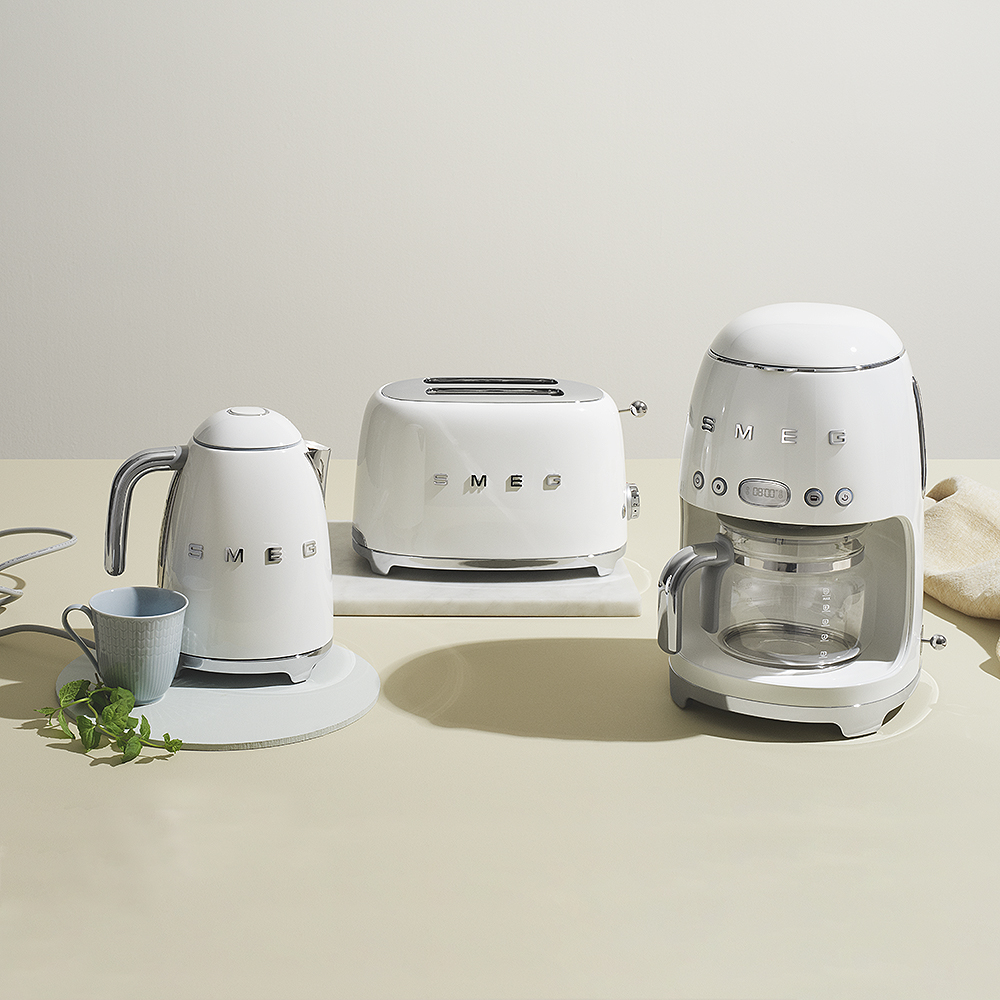 Smeg Brødrister TSF01 2 skiver hvit
