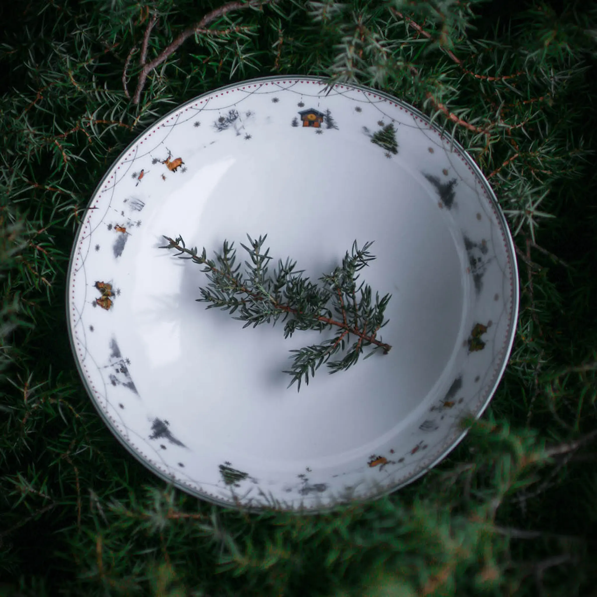 Wik & Walsøe Julemorgen Story serveringsbolle 27 cm