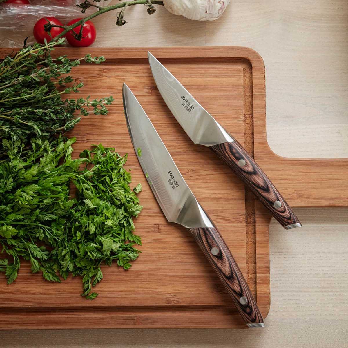 Eva Solo Nordic Kitchen grönsakskniv 13 cm pakkawood