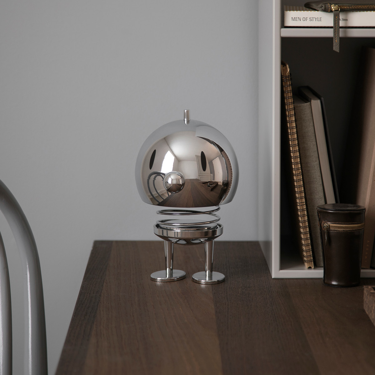 Hoptimisten LED lampe XL 23 cm chrome