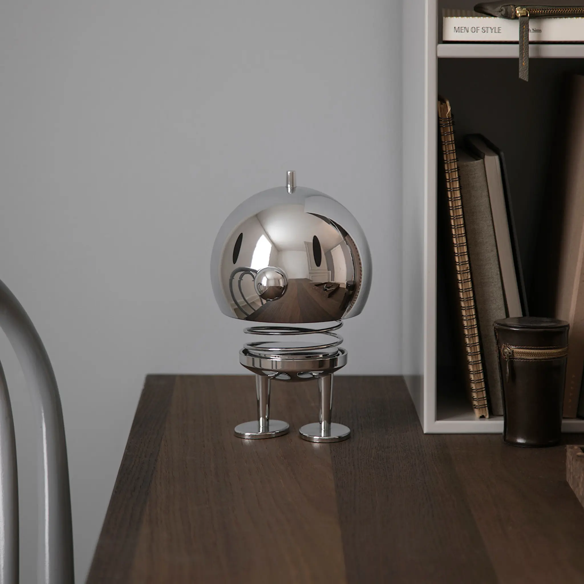 Hoptimisten LED lampa XL 23 cm chrome