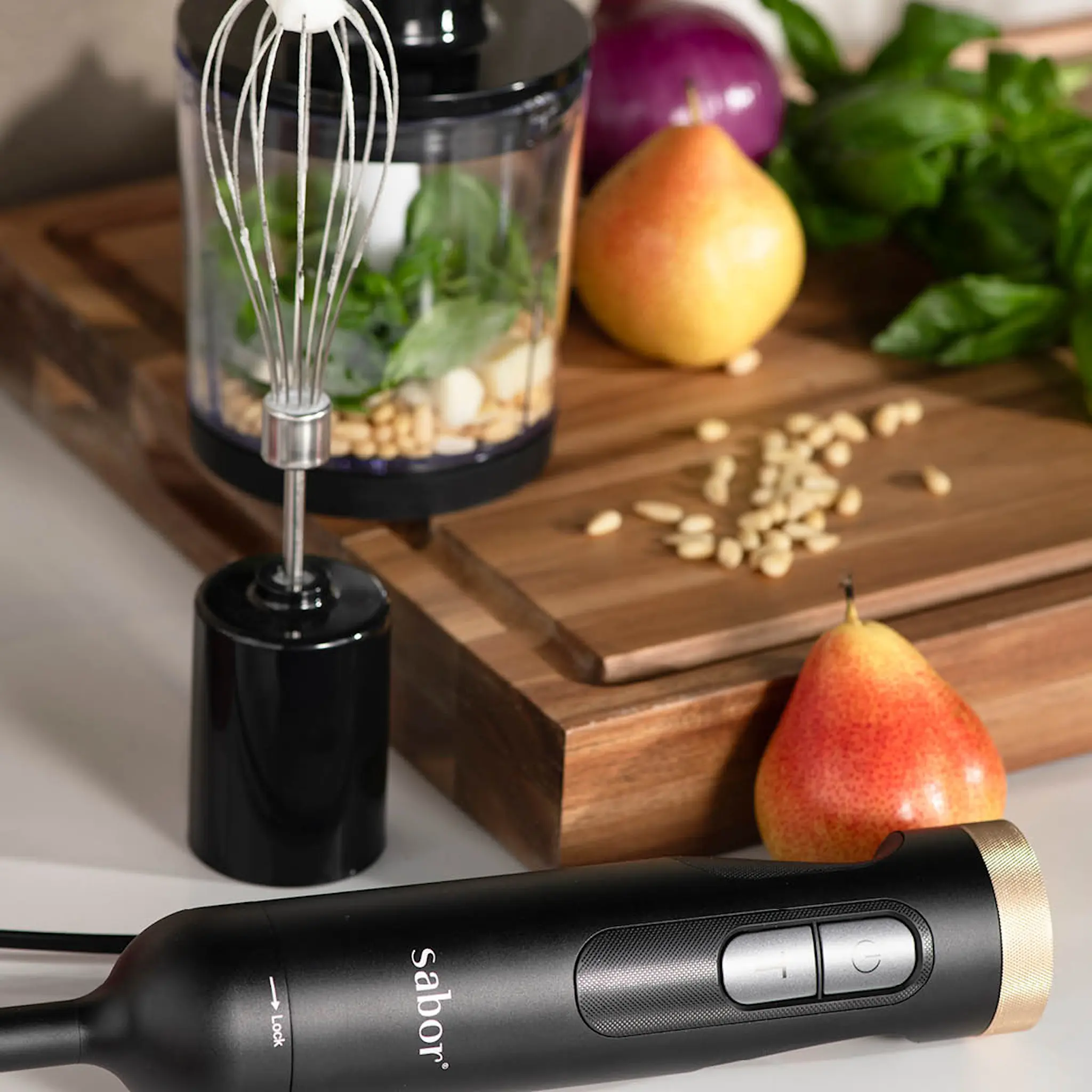 Sabor Ultimate stavmixer 1000W 0,5/0,6 L svart/klar