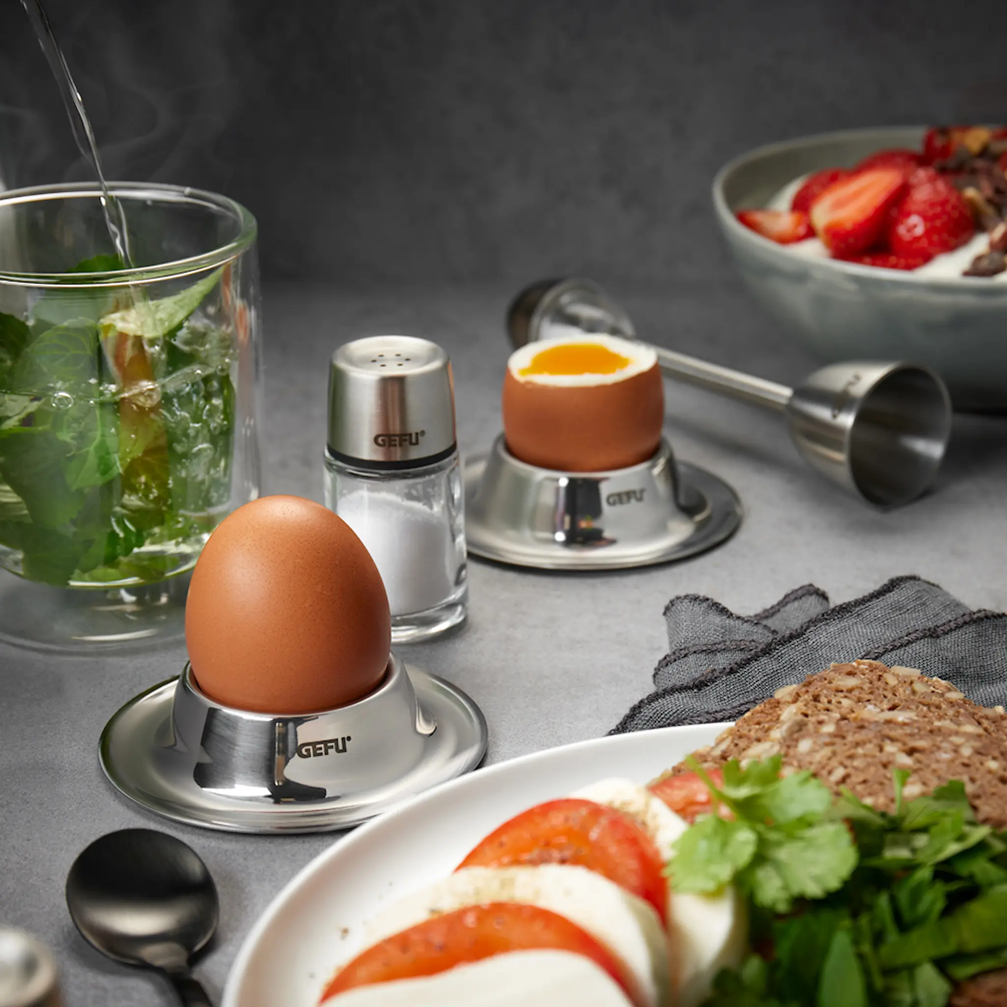 Gefu Ovo Äggkopp 2-pack Rostfri