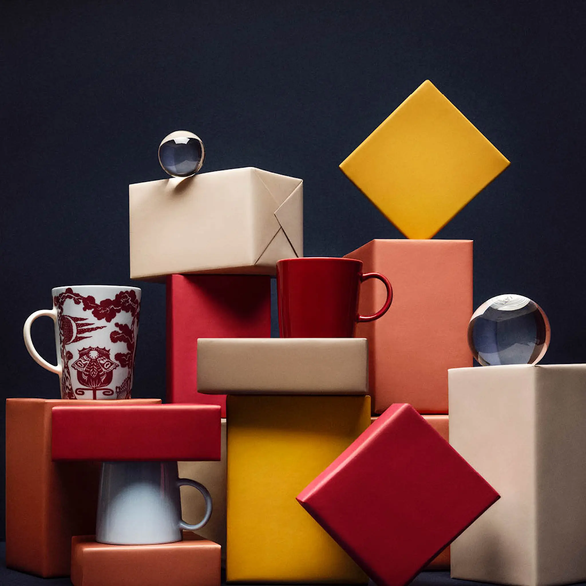 iittala Taika Uni mugg 40 cl körsbär presentförpackning