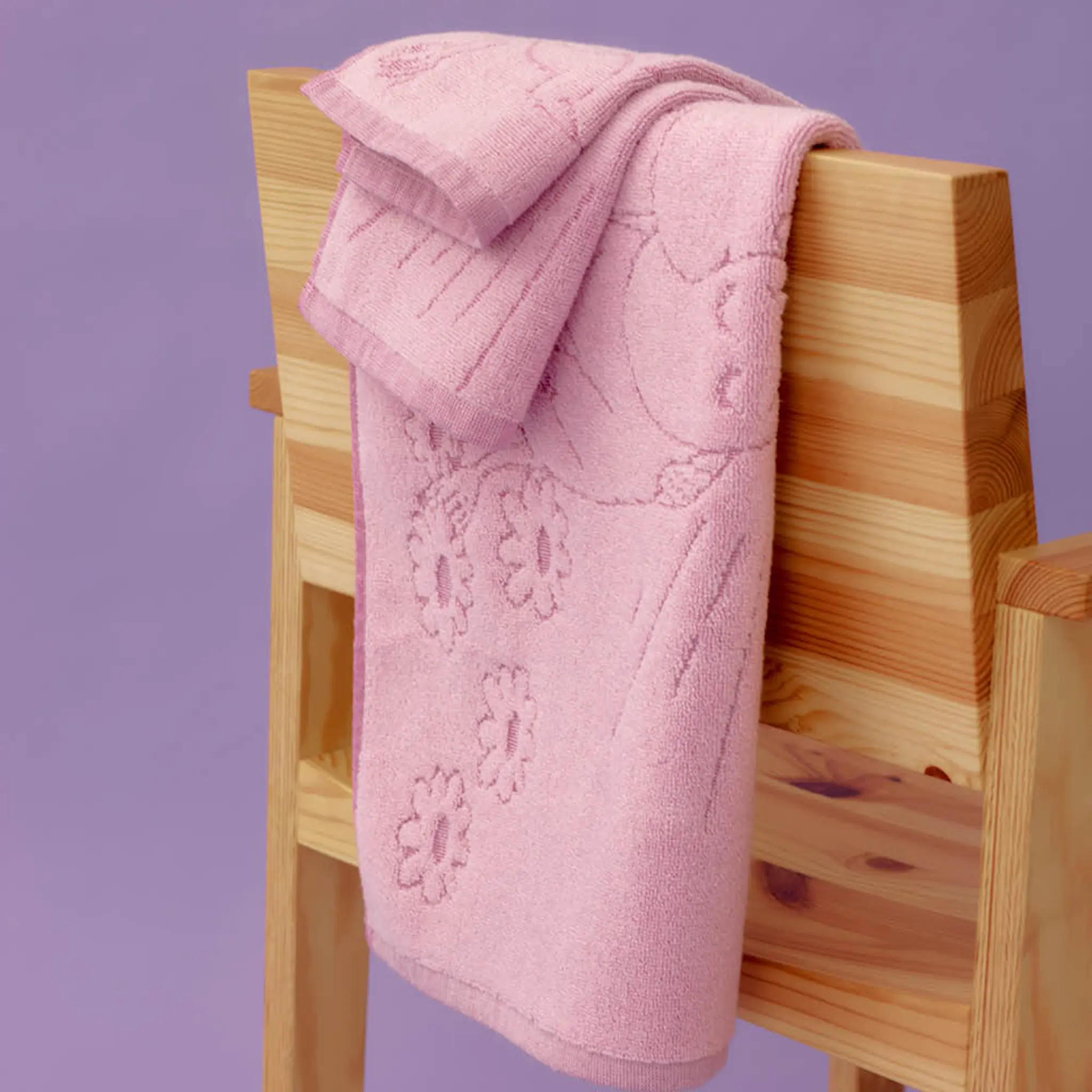 Moomin Arabia Mumin handduk 50x70 cm Förälskade rosa