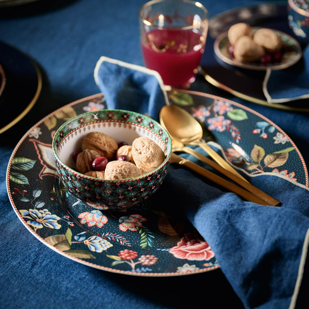 Pip Studio Berry Blues Clover Kulho 12 cm Vihreä