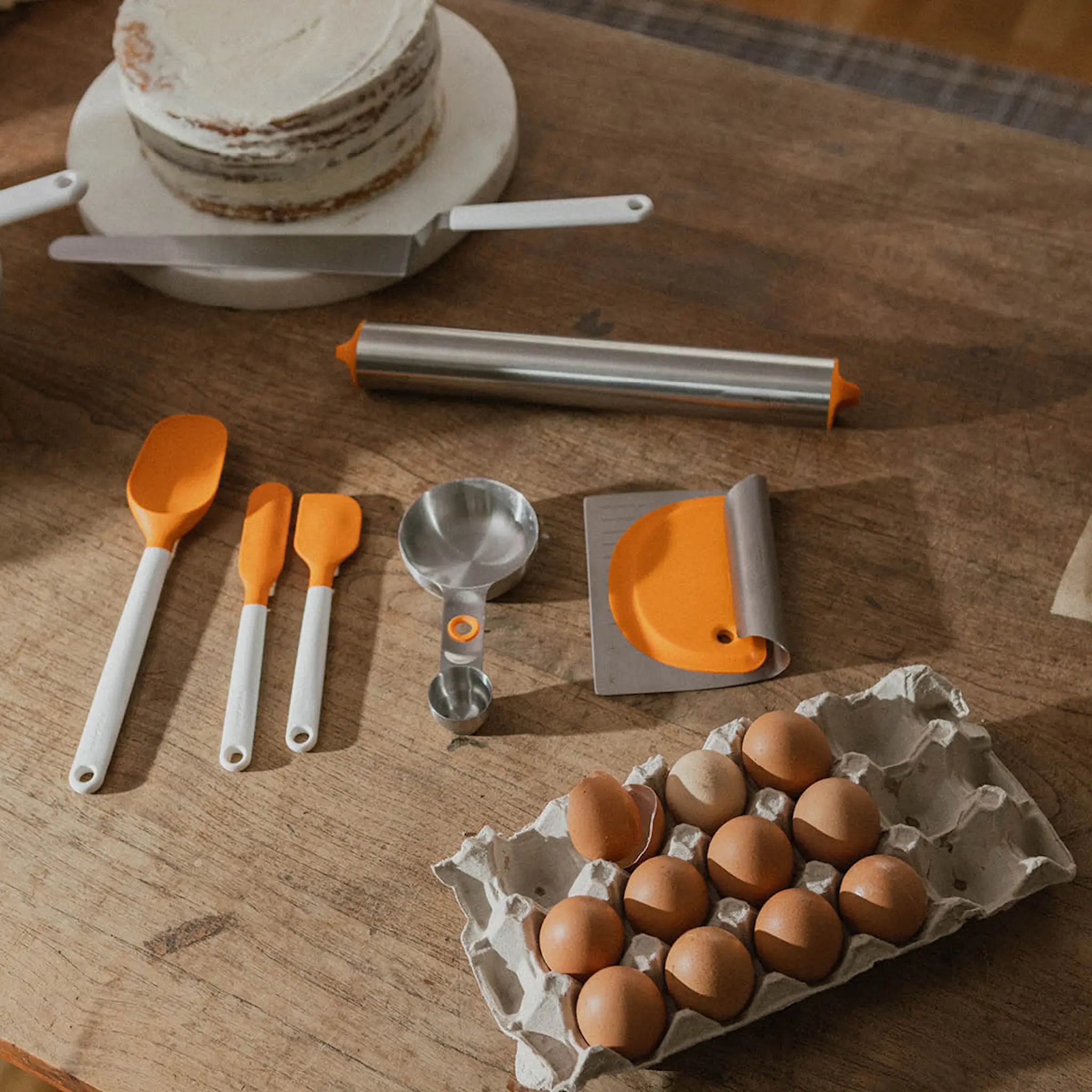 Fiskars Functional Form måleskje 3 stk 1dl/1ss/1ts stål