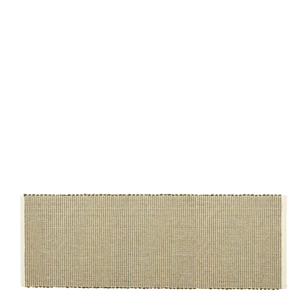 Birk løper 35x100 cm grønn