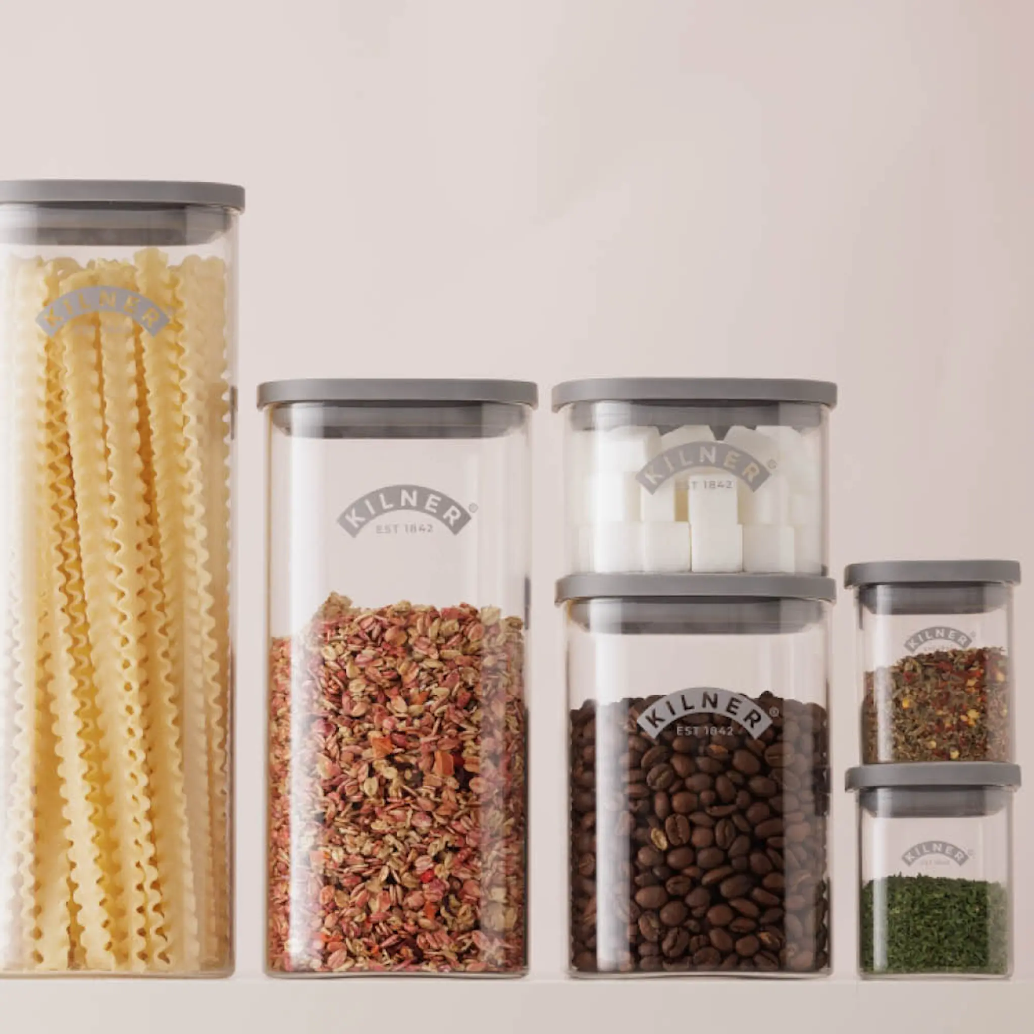 Kilner Fresh Maustepurkki 160 ml Lasi/Harmaa