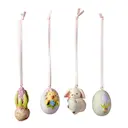 Djurbarn påskpynt 4-pack våren 2025