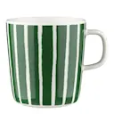 Piccolo mugg 40 cl vit/grön