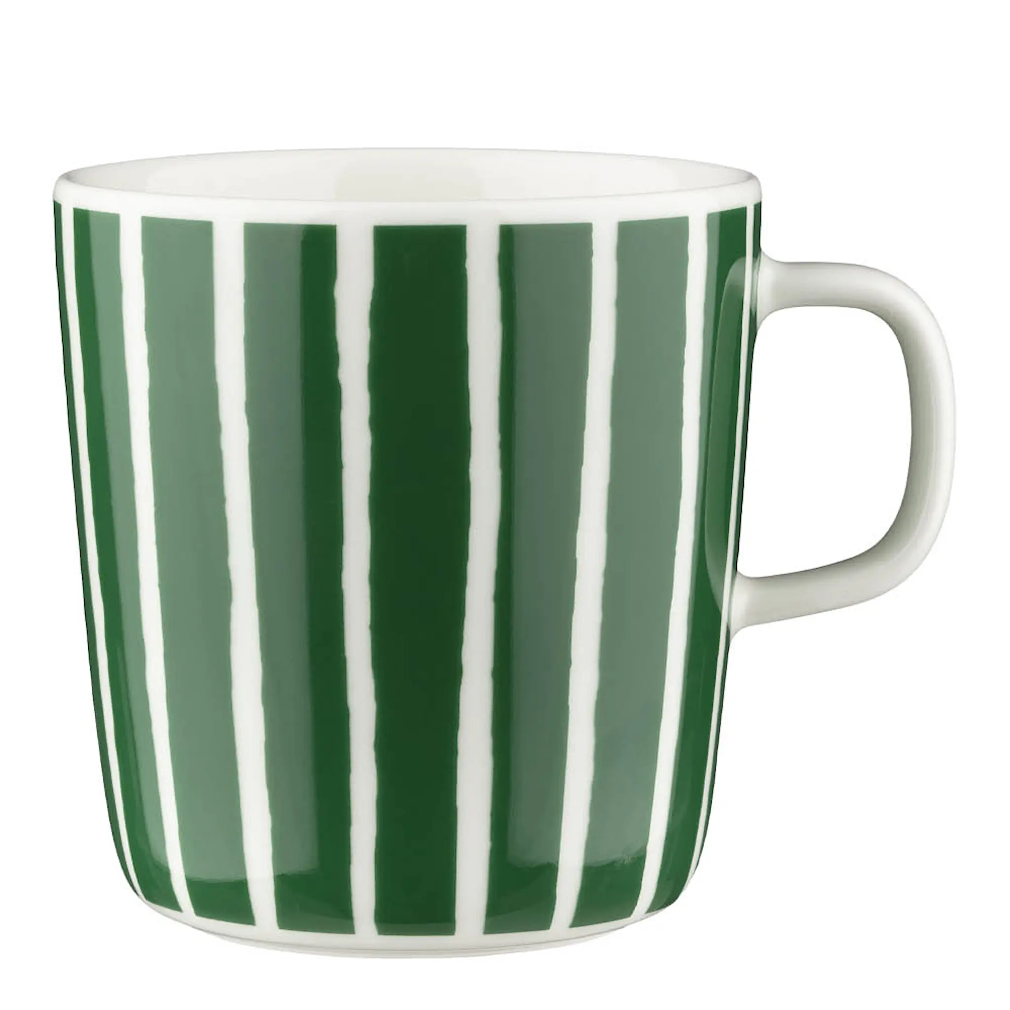 Marimekko Piccolo mugg 40 cl vit/grön