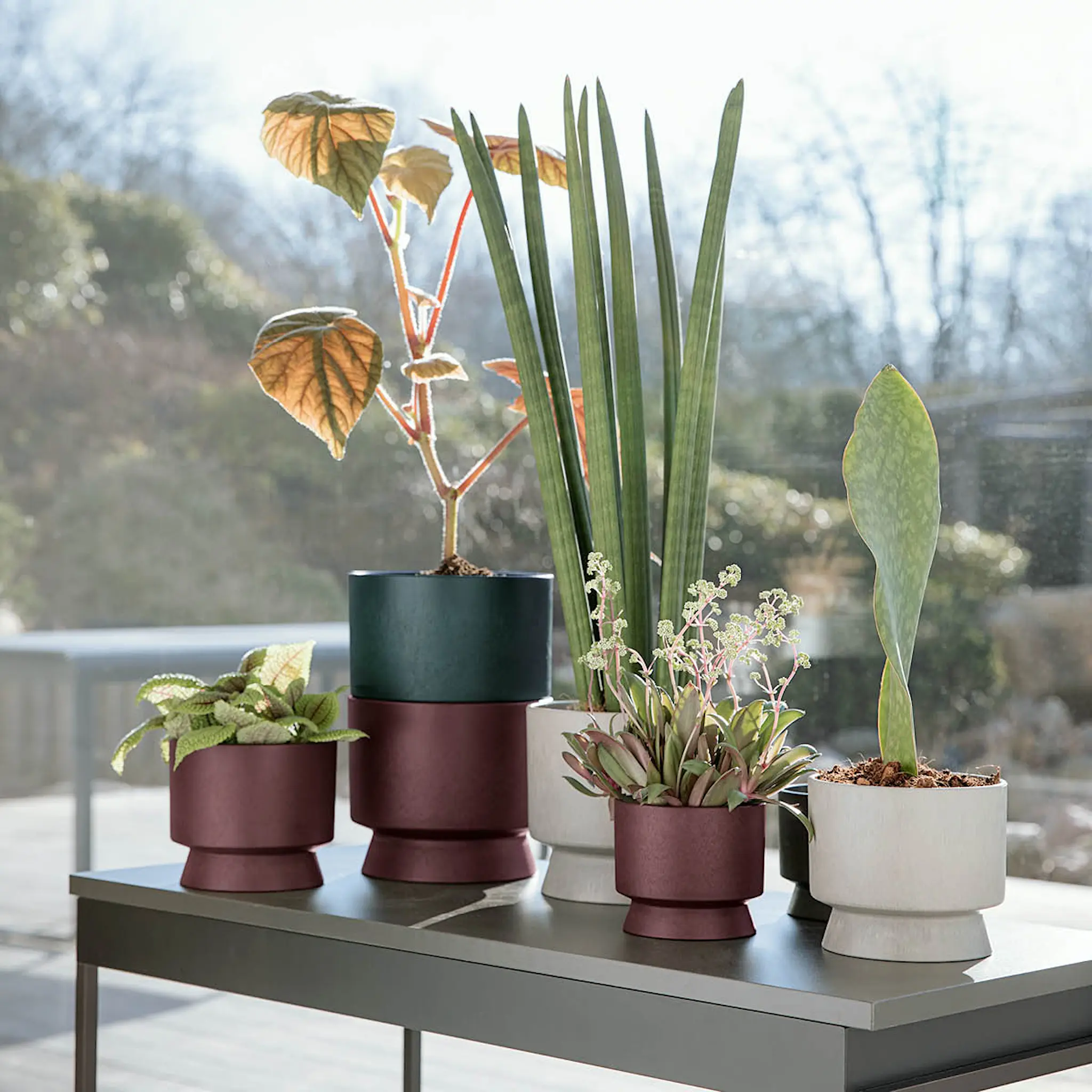 Rosendahl Blomkruka 19 cm Vinröd