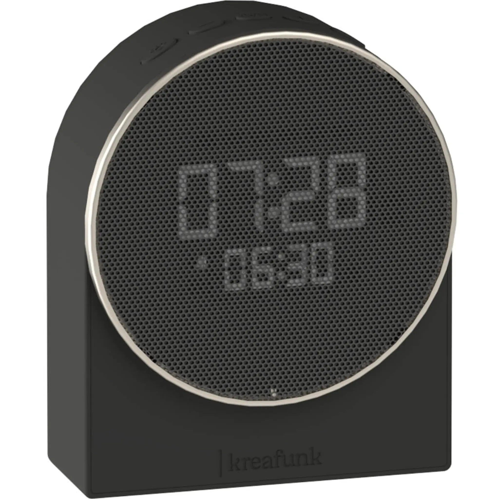 Kreafunk Ivy väckarklocka med Wake-up light och Bluetooth 9x11 cm svart