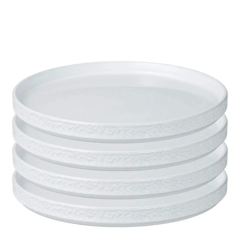 Servisen C lautanen 25 cm 4 kpl valkoinen