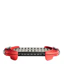 Grill för mikrovågsugn 26x15 cm röd