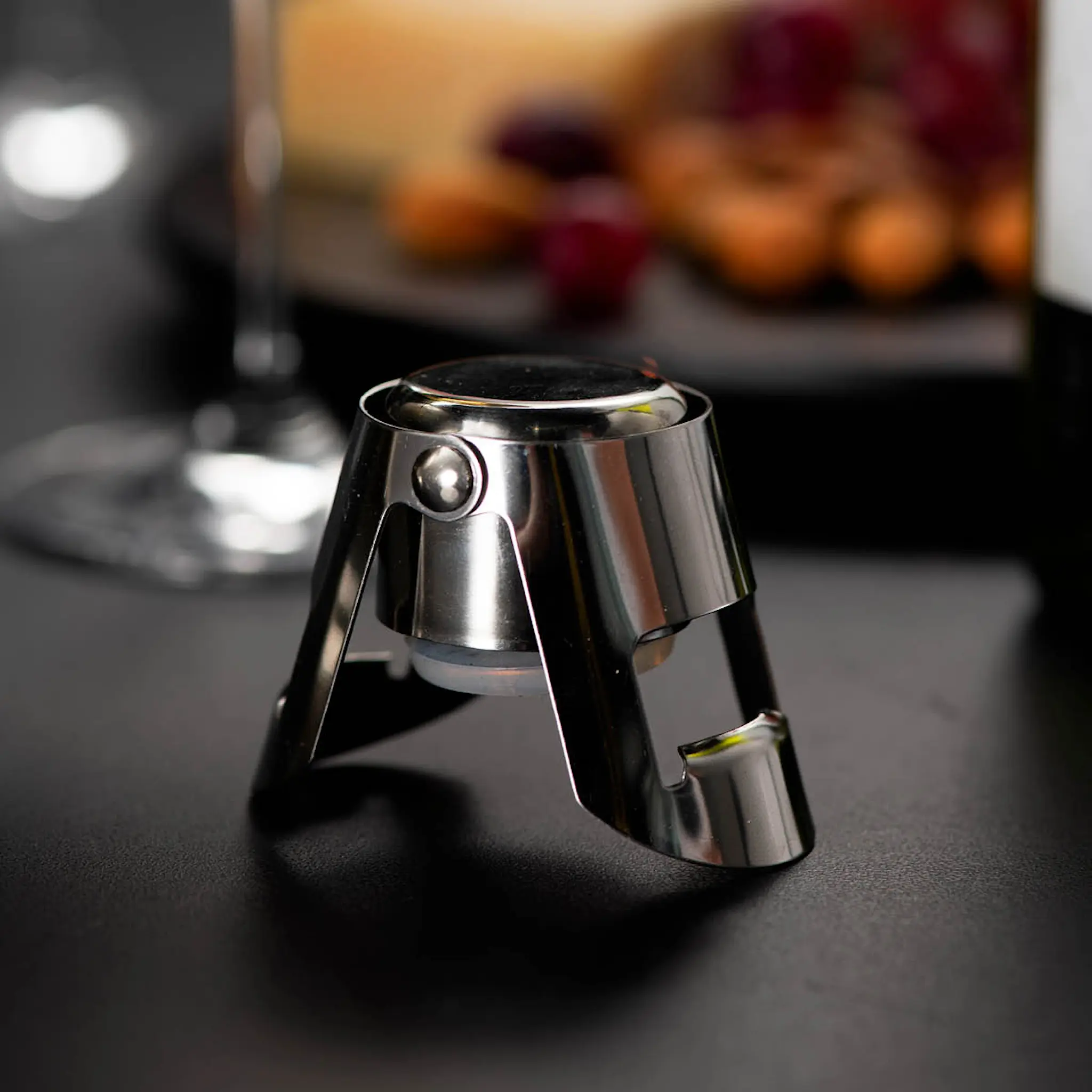 Modern House Sontell champagneförslutare 5,5 cm blankt stål