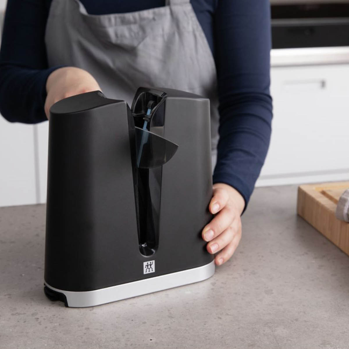 Zwilling V-Edge Knivslip Svart