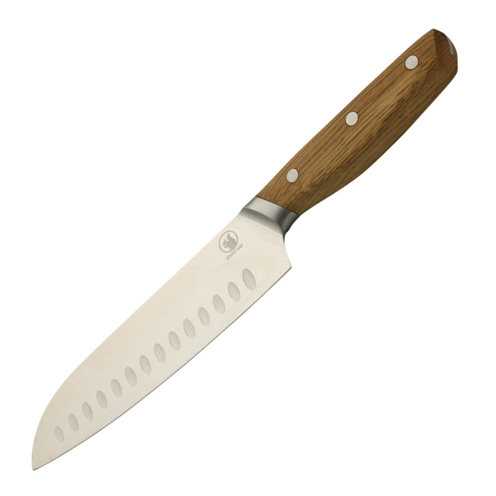 Morsö Bosco santokukniv 18 cm stål/eik